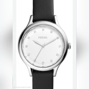 Fossil Silver and Black Watch